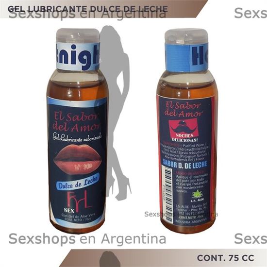 Gel sabor dulce de leche 75cc